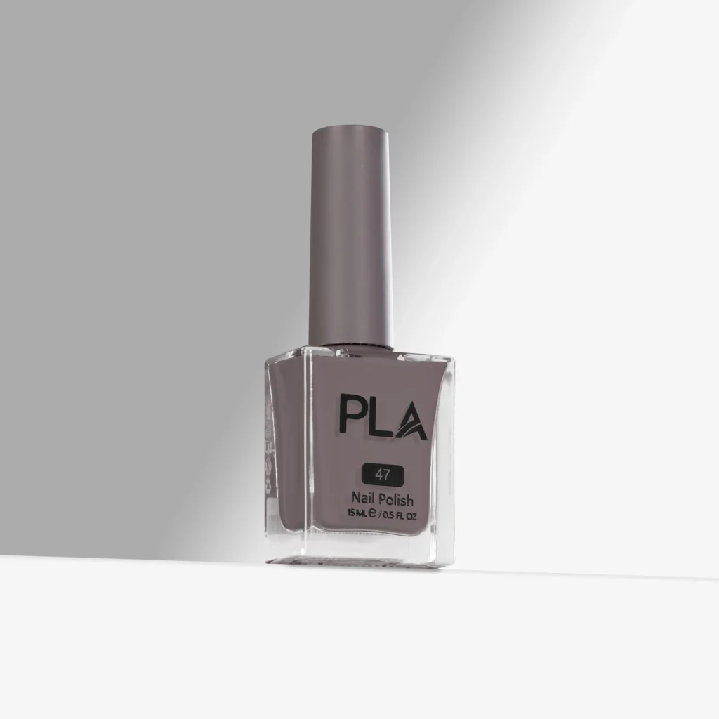 lac de unghii gri Glass Case Of Emotion - 47 de la PLA Nails, oja rezistenta cu uscare la aer
