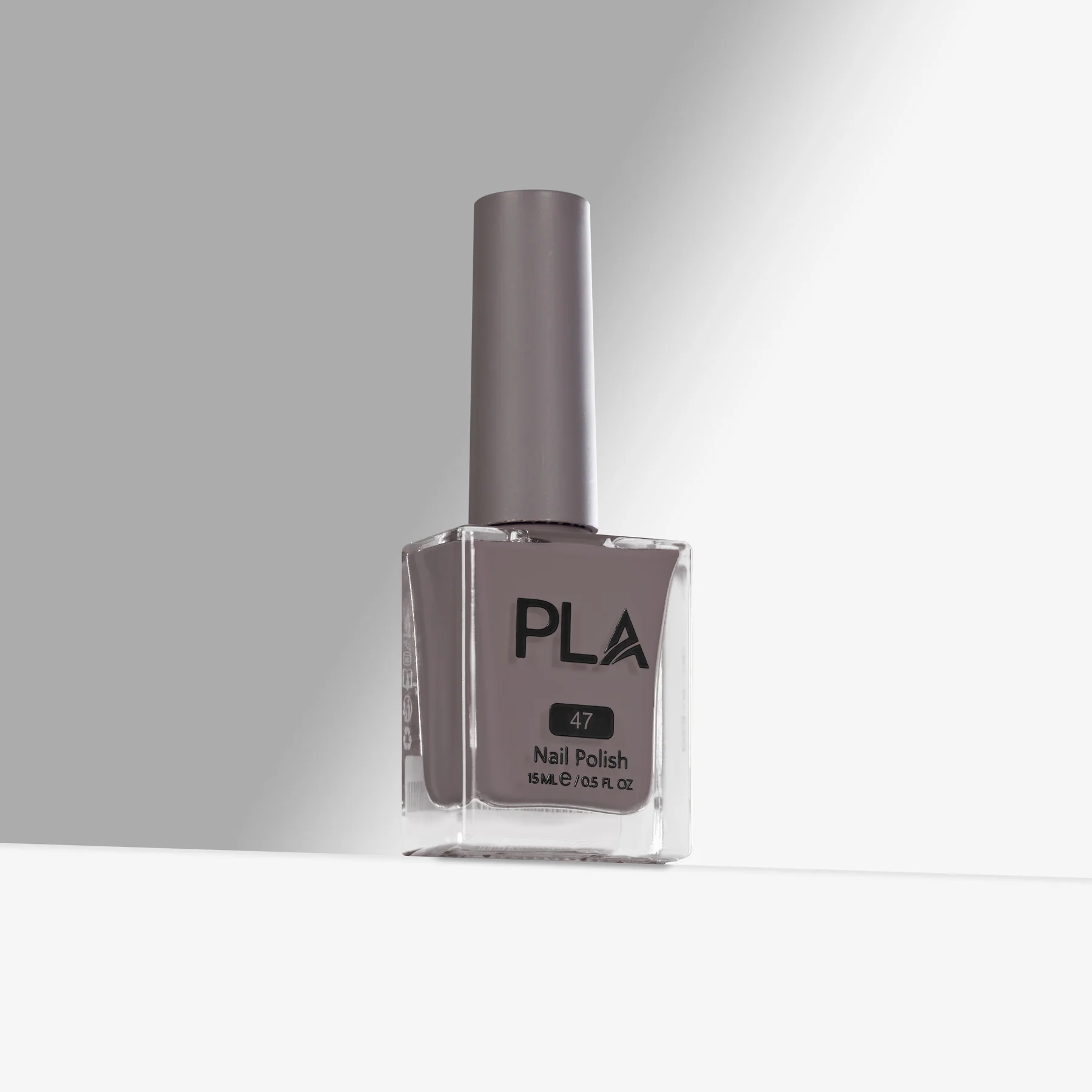lac de unghii gri Glass Case Of Emotion - 47 de la PLA Nails, oja rezistenta cu uscare la aer