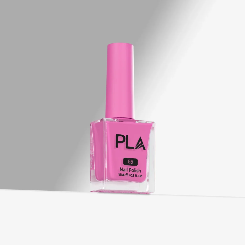 lac de unghii roz Wednesdays We Wear Pink - 55, oja clasica profesionala, PLA 11-Free, finish lucios, pentru manichiuri si pedichiuri rezistente