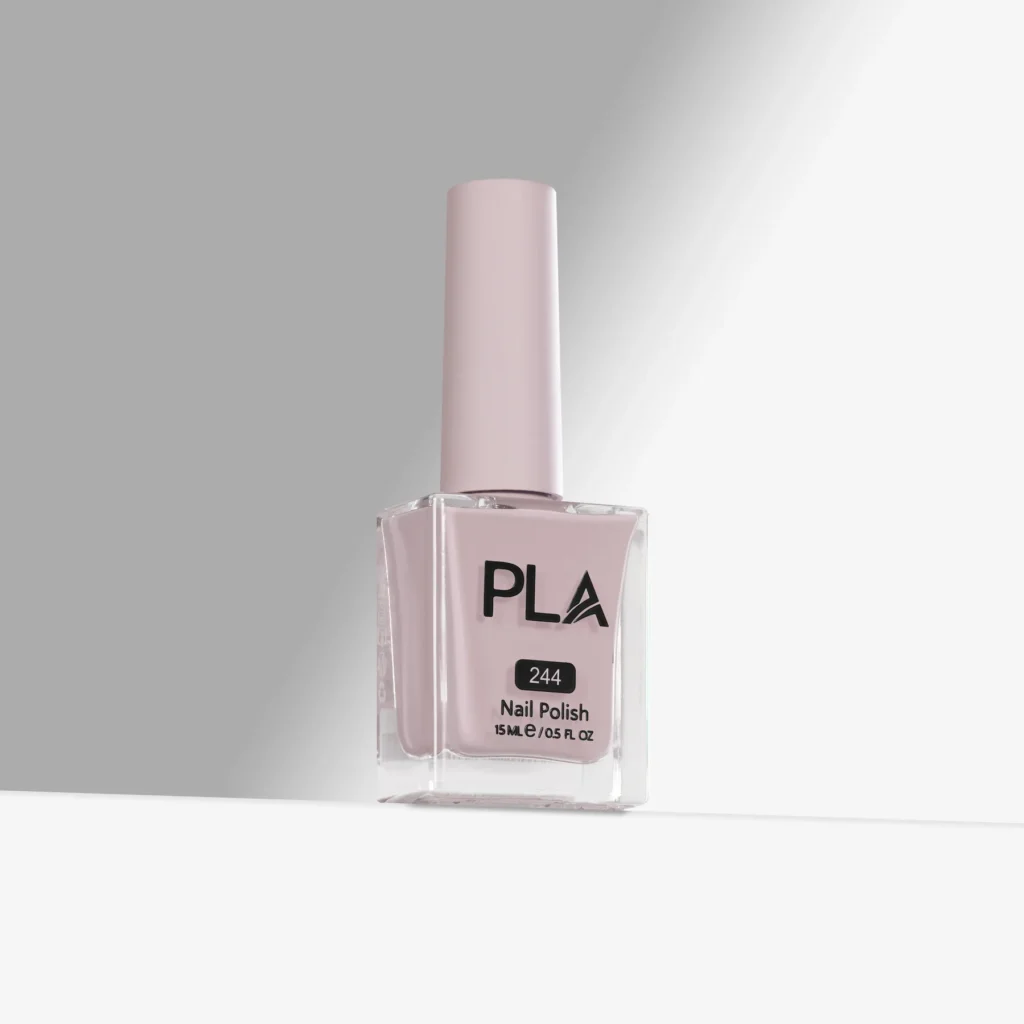 lac de unghii nude lila Pinch of Love - 244 PLA Nails, formula 11 Free, finish lucios, oja clasica rezistenta