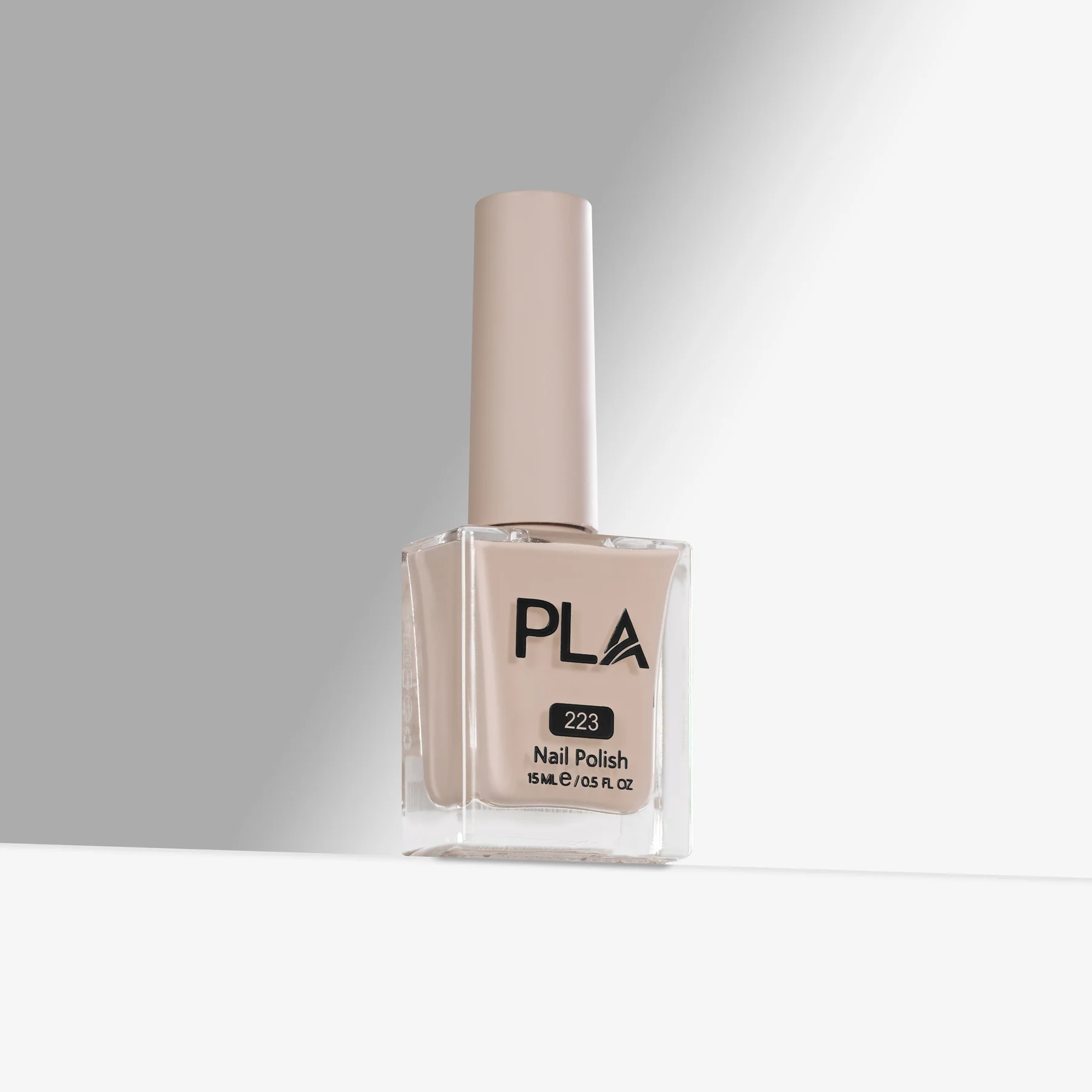 lac de unghii nude maroniu Thyme is Money - 223 de la PLA Nails, oja clasica rezistenta, finish lucios, formula curata 11 Free