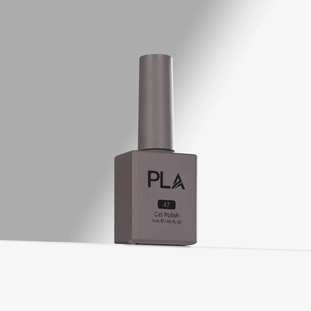 oja semipermanenta gri PLA, nuanta Glass Case Of Emotion - 47 este rezistenta, se usuca usor in lampa si are o formula curata 11-free
