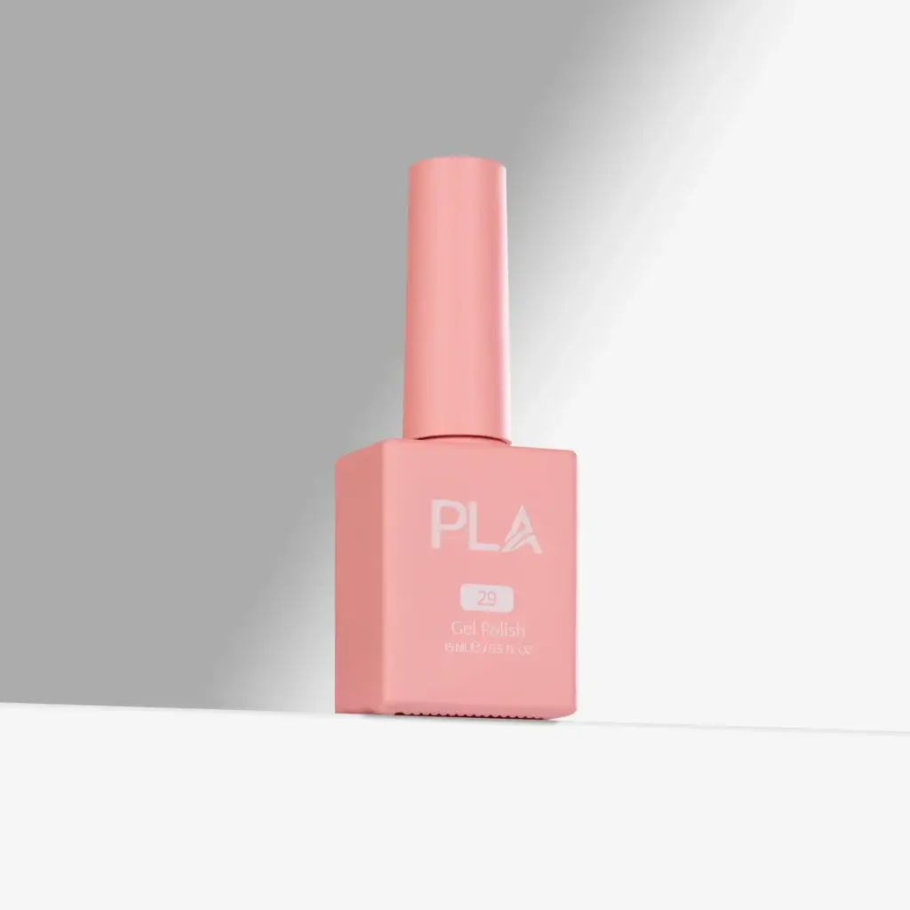 oja semipermanenta Kiss My Tulips 29 roz coral este rezistenta, cu finish lucios, pigment intens si uscare in lampa uv