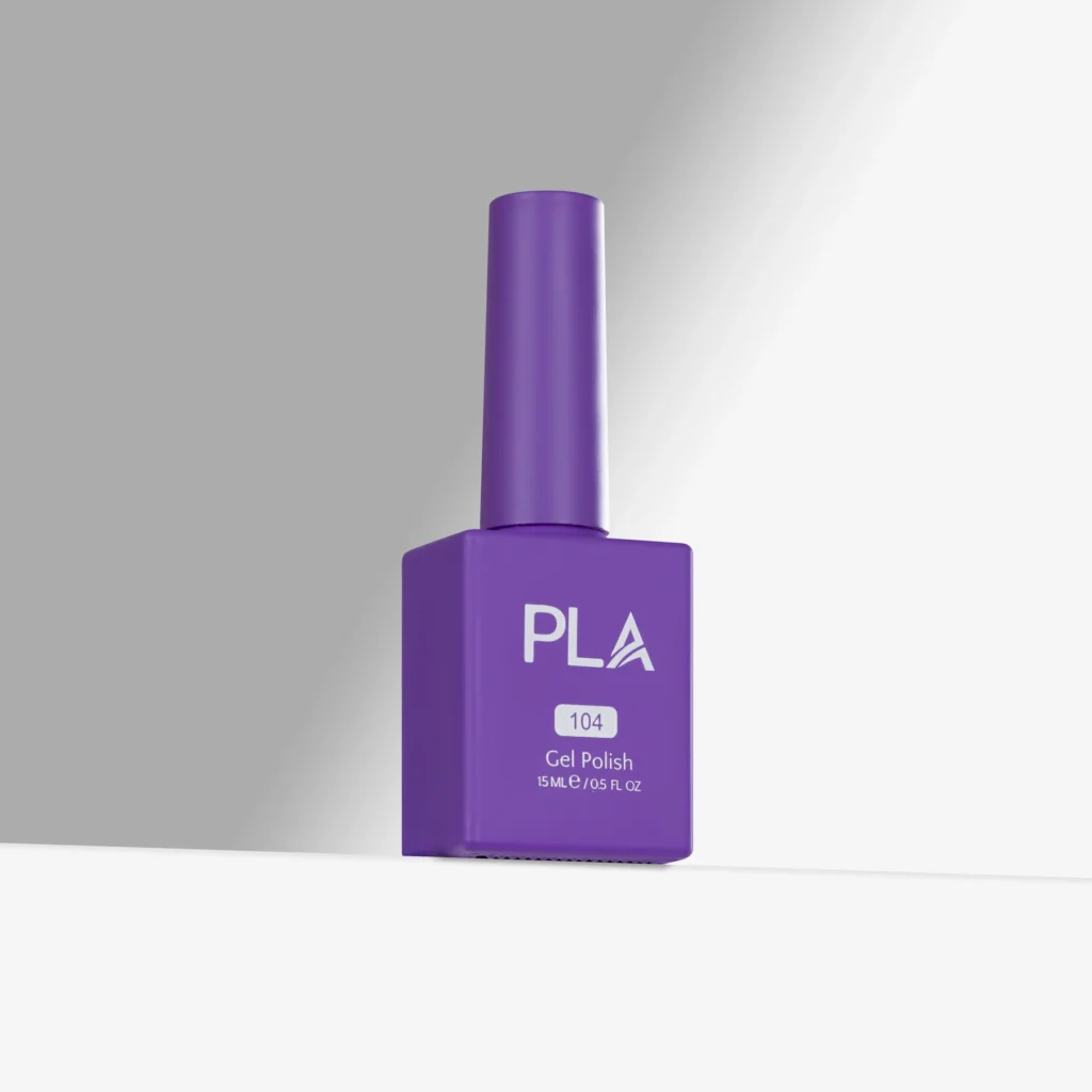 oja semipermanenta lavanda inchisa Ace of Spades - 104 PLA Nails cu rezistenta, uscare rapida in lampa, formula curata 11-Free pentru manichiuri cu gel sau baza rubber