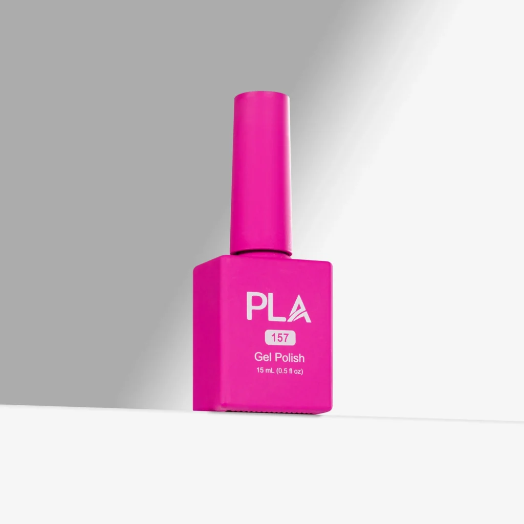 oja semipermanenta-magenta Executive Sweet-157 PLA Nails este un roz intens ce rezista pe unghii 4 saptamani si are o formula curata 11-Free