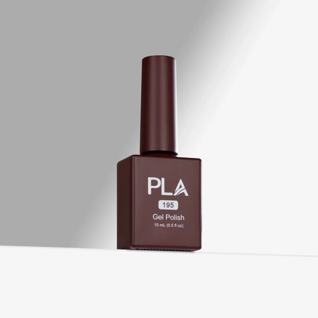 oja semipermanenta maro On the Down Low - 195 PLA Nails este rezistenta, cu finish lucios, uscare in lampa si pigment intens