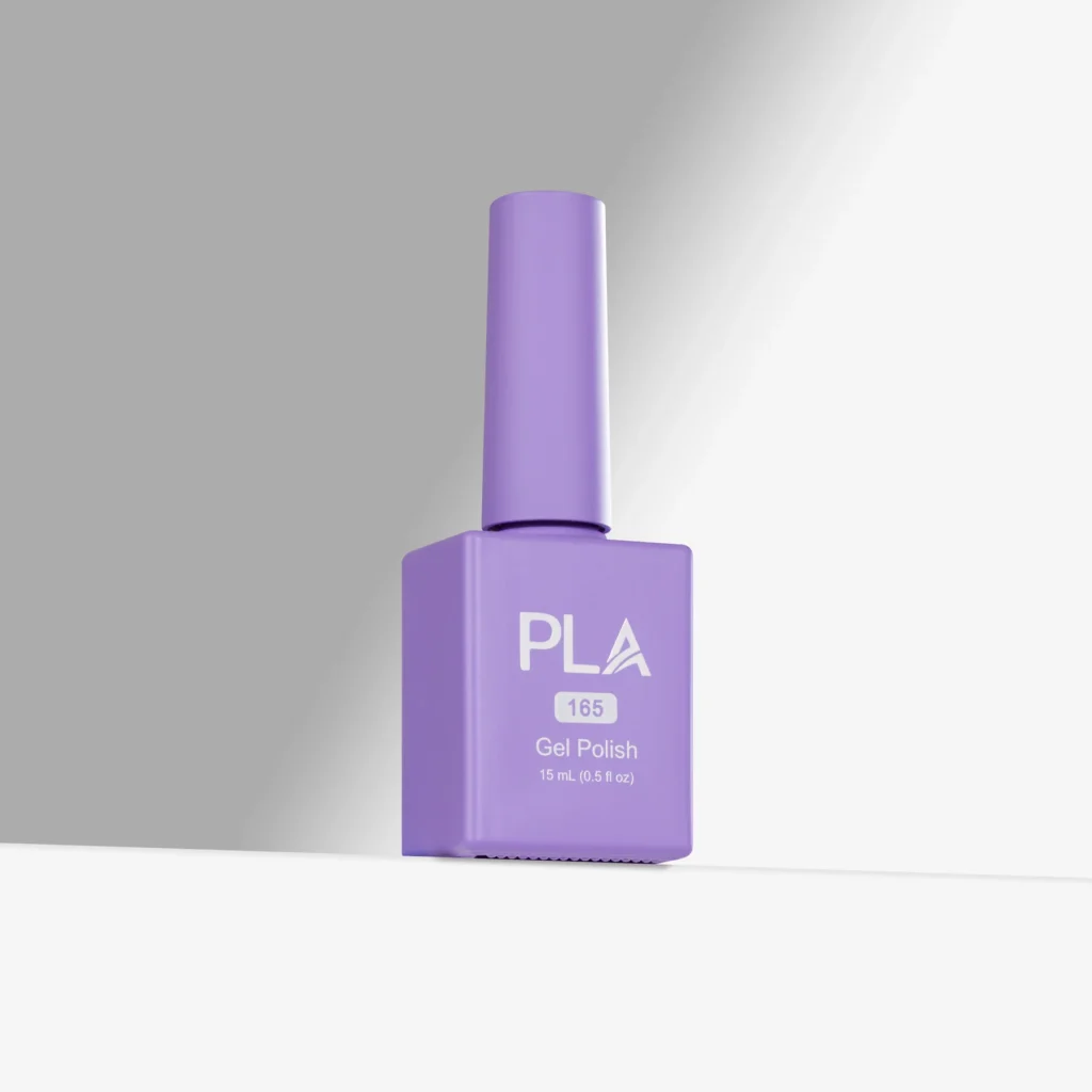 oja semipermanenta mov All Expenses Paid - 165 PLA Nails este rezistenta, cu formula 11 free, cu uscare in lampa UV/LED si un finish lucios