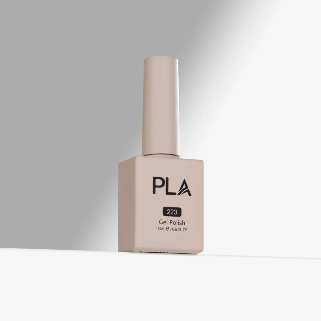 oja semipermanenta nude maroniu Thyme is Money - 223 PLA Nails este rezistenta, cu formula curata 11-Free, pigment intens, acoperire dintr-un strat