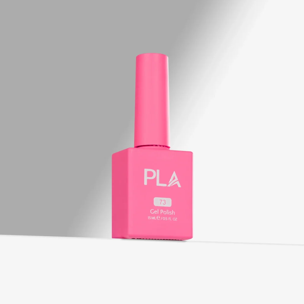 oja semipermanenta roz deschis neon What Happens in Vegas - 73 PLA Nails este rezistenta, ce se usuca in lampa UV, cu formula curata 11Free