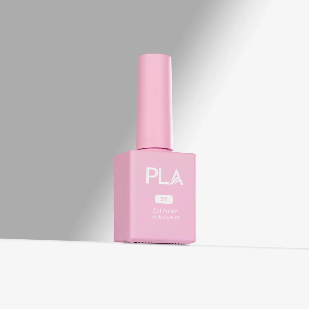 oja semipermanenta roz pastel Gram Gram Rose Garden - 31 PLA Nails are formula curata 11-free, rezistenta si pentru manichiuri si pedichiuri cu gel sau baza rubber