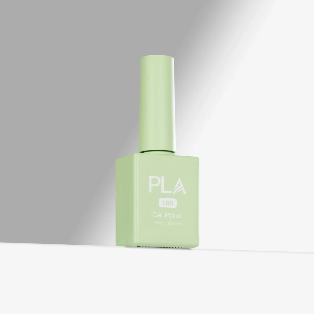 oja semipermanenta verde galben deschis Don't Do Me Dirty - 180 PLA Nails este rezistenta, cu finish lucios si pigment intens