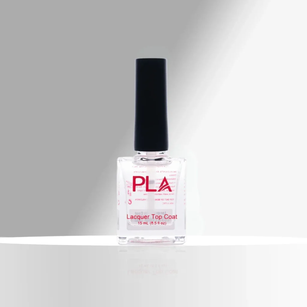 top coat pentru lacul de unghii PLA Laquer Top Coat este rezistent si cu uscare la aer