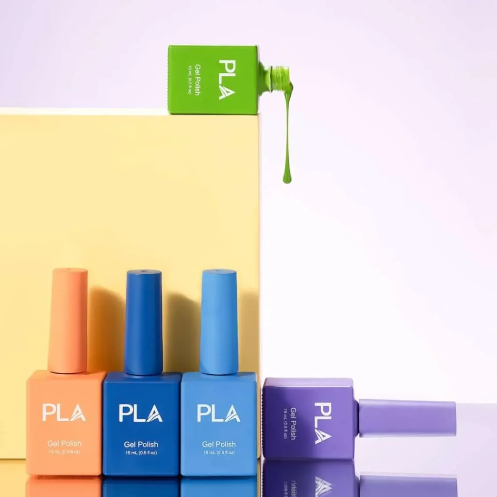 oja semipermanenta 11 free PLA Nails, formula sigura fara 11 ingrediente toxice pentru manichiuri sigure