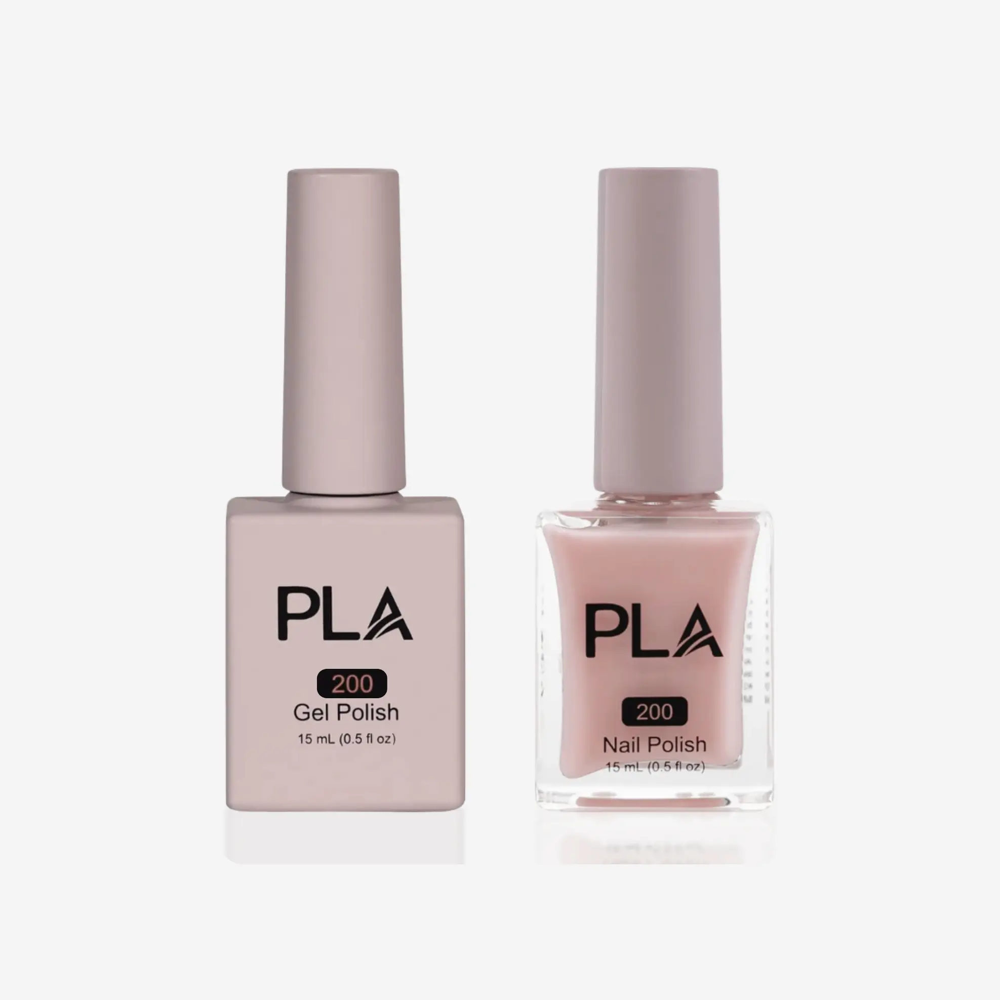 Oja semipermanenta si lac unghii milky Count to Tan 200 de la PLA Nails, rezistenta, 11-Free